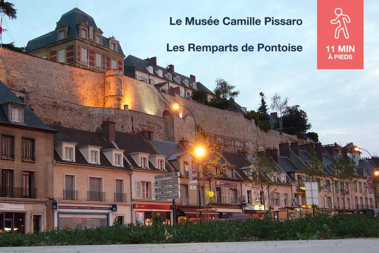 Appartamento Studio Cosy En Plein Coeur Historique De Pontoise Esterno foto